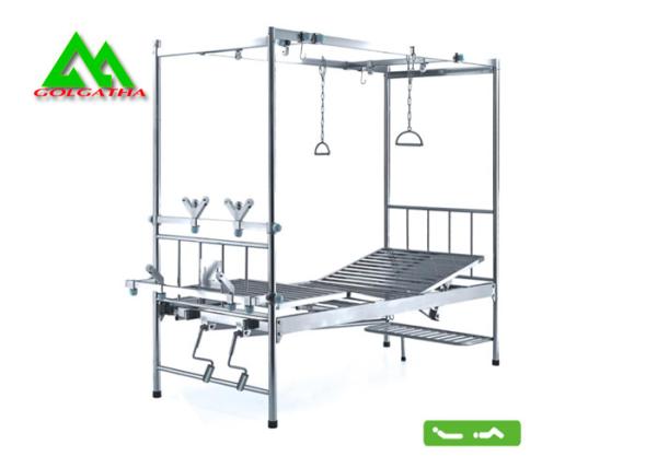 Hospital Metal Frame Orthopaedic Traction Bed For Nursing Care Adjustable