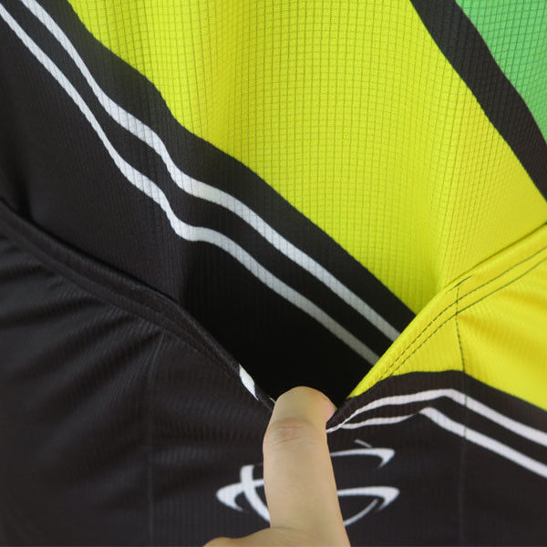 Light Weight Cycling Sports Wear Sublimation Printing Grey Color