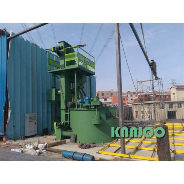 Turntable Shot Blasting Machine With ≤75dB Noise Level Perfect Finish For Steel