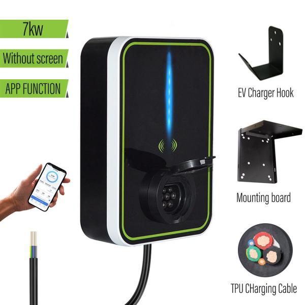 3.6KW / 7KW / 11KW / 22KW Home Ev Wallbox Charger With APP For Electric Car
