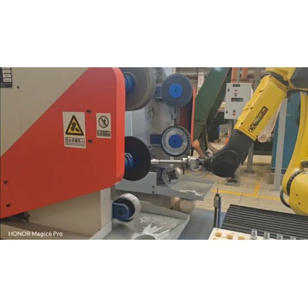 Electric Robotic Grinder Polisher Machine 500W for Zinc Alloy Parts