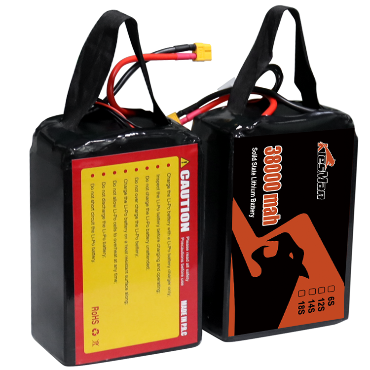 38000mAh 440000mAh High Energy Density Lipo Batteries Pack for UAV Drone 47.4V 6S 12S 14S