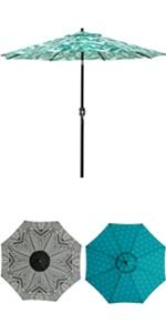 Portable Beach Umbrella With Sand Anchor, Tilt Pole, Carry Bag, Air Vent, Heavy Duty Wind Portable