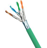 Cable verde LSZH con chaleco FFTP CAT6A 23AWG para centros de datos dedicados