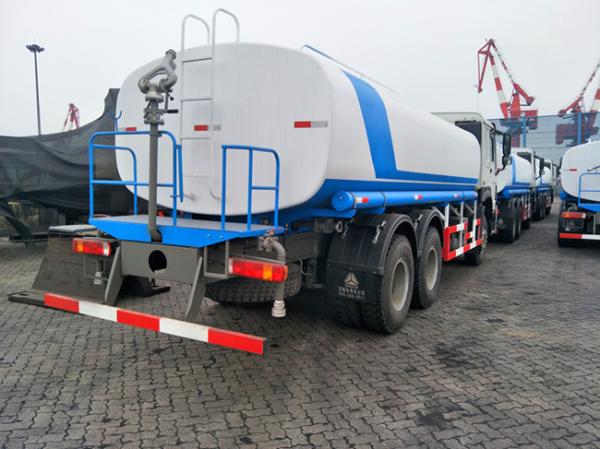 15m3 6x4 Powerful Water Tank Truck Dimensions10350×2496×3048 1500L,White Color