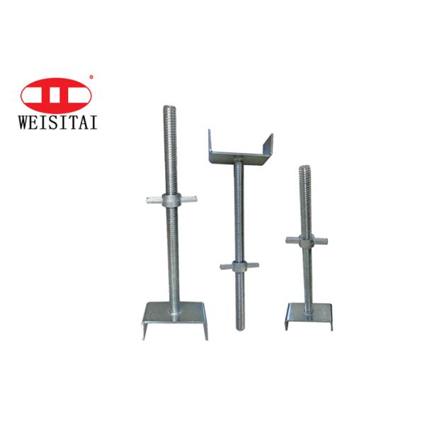 Solid And Hollow Galvanized Steel Scaffolding U Head Jacks