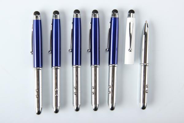 gift advertising metal led lighter pen,metal light pen for gift use