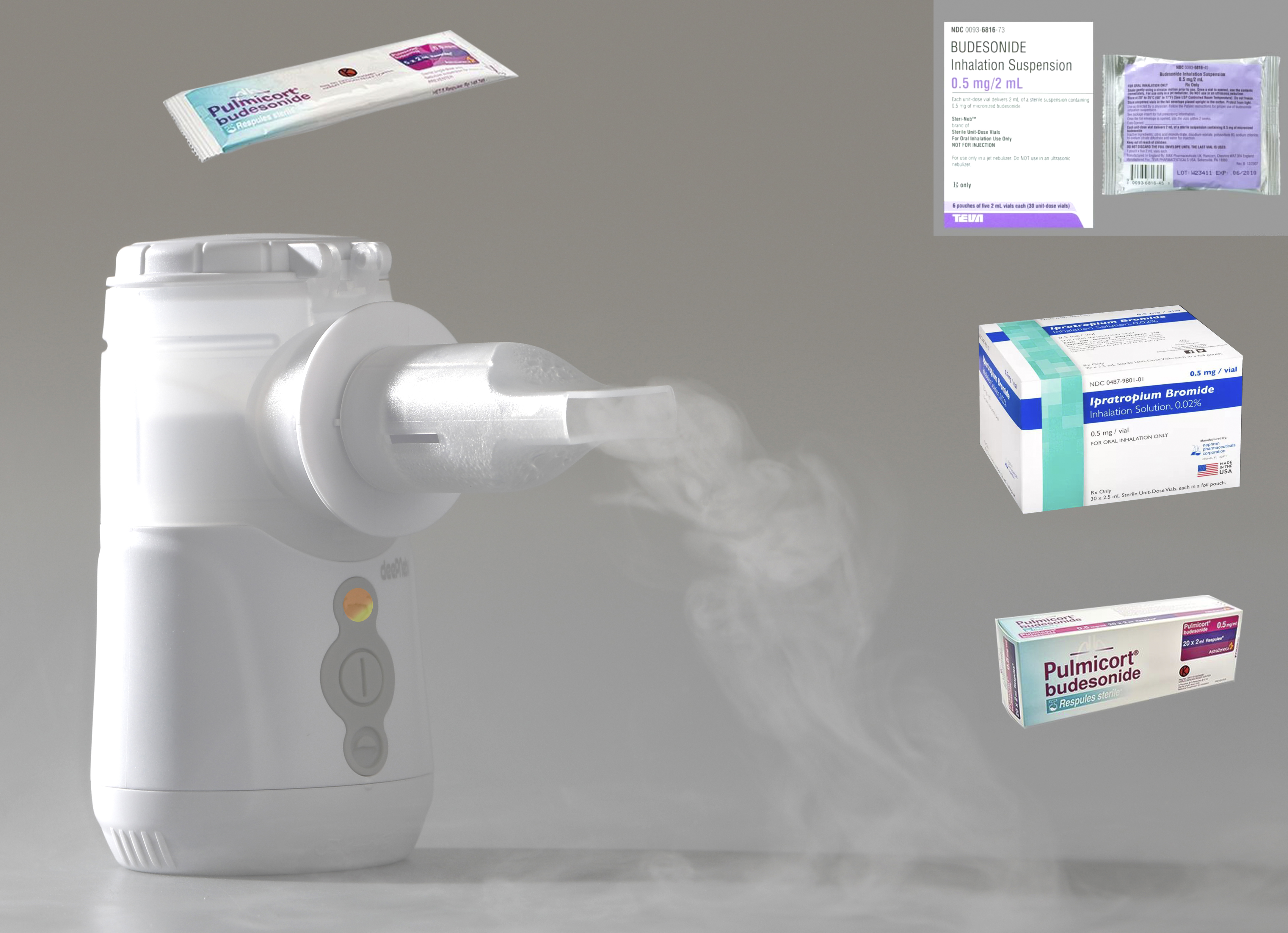 Nebulizer 40dB USB 3.0μM медицинского кашля Nebulizer ингалятора астмы холодный мини портативный