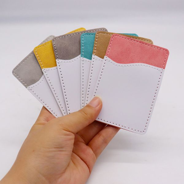 Sublimation Pu Wallet Card Holder Custom Leather Wallets