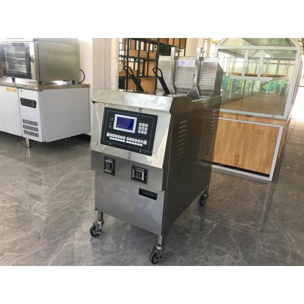 Коммерческая автоматическая подъемная и нисходящая электрическая открытая чипсовая фритюрка