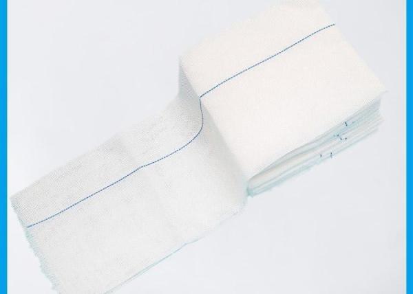 X Ray Detectable Thread Medical Gauze Pads Sterile 4x4 8 Ply Edges Folded