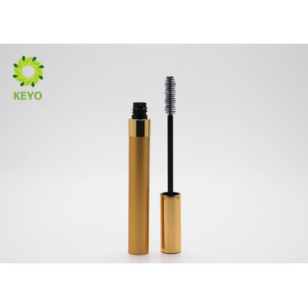 Golden Empty Mascara Tube , Aluminum Material Mascara Empty Container