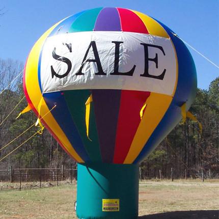 cheap inflatable ground balloon,advertising inflatable balloon,rooftop advertising balloon with LOGO and banner