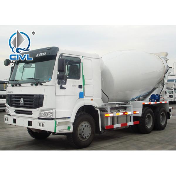 6 x 4 Driving Cement Mixer Truck Concrete Mixing Equipment With 10 CBM Mixer Tank 10 Speeds