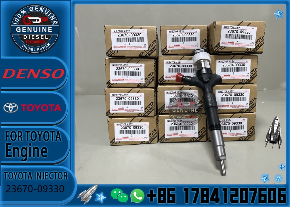 New Injection Valve NEW Common Rail Diesel Fuel Injector 095000-8220 OE.23670-09330 OE.23670-0L170for Toyota 2KD-FTV&1GD-FTV