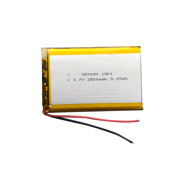 357090 3.7V 2500mAh Making Machine Key Copying Rechargeable Li-Polymer Battery