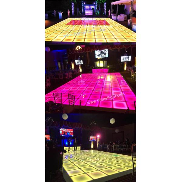 DMX512 50*50CM LED Dyeing Dance Floor Panel for Night Club Disco Lighting