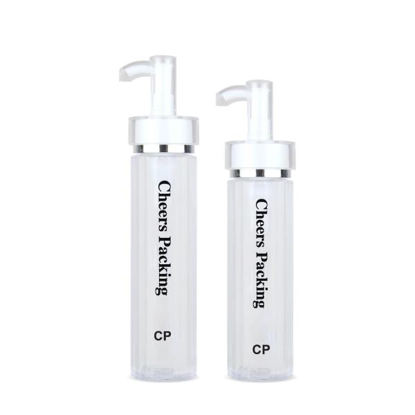 Bouteilles cosmétiques en PET de 140 ml pour lotion, huile essentielle avec pompe Bouteilles cosmétiques en PET en gros