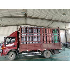 Seau à peinture rond en métal avec hauteur de 12cm à 43cm et anse métallique pour usage industriel