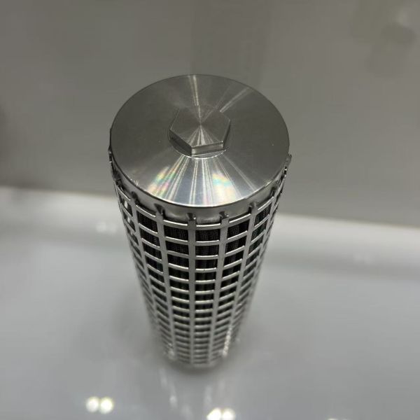 High Temperature Resistant 316L Stainless Steel Fiber Felt Pleated Filter Cartridge with Large Filtration Area