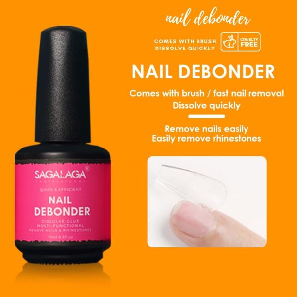 High Quality 15ml Bottle Glue Remover Nail Debonder for Press on Nails Glue Remover Custom Label