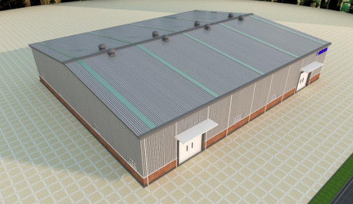 Metal Storage Building Construction Steel Galvanized Pre Engineered Storage Buildings