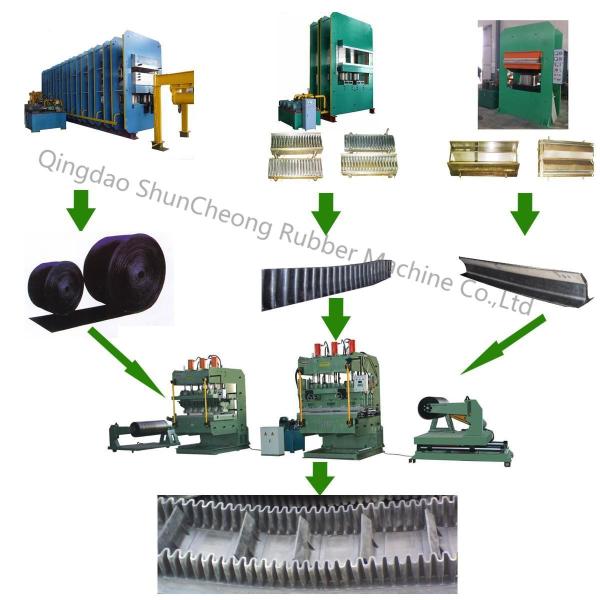 Jaw Type Plate Rubber Sidewall Belt Vulcanizing Press Equipment