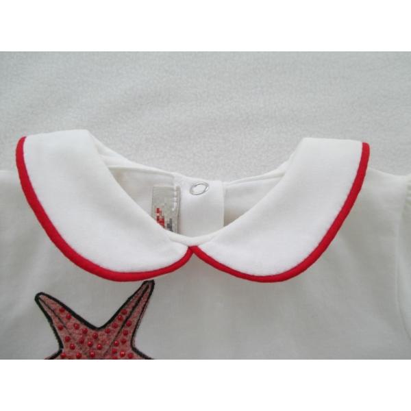 Cotton Spandex Jersey Baby Footed Rompers