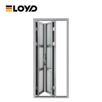 78 Série cadre de porte pliante en aluminium porte de verre de patio pliante du sud-ouest pour les chambres de villa