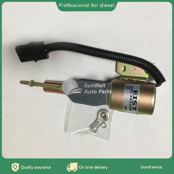 Original 6BT Diesel Engine Stop Solenoid Fuel Pump Solenoid Valve 3932530