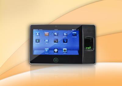 Sistema biométrico do comparecimento do tempo da impressão digital de um tempo real de 7 polegadas com a câmera 300,000Pixels