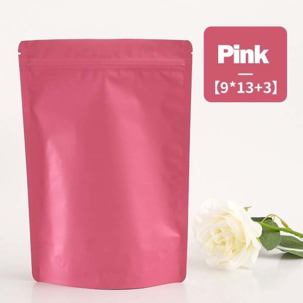 Customizable Stand up Pouch With Lock  Food Packaging Bag Ziplock Bag custom Color