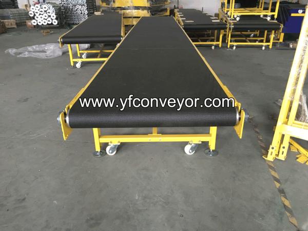 Portable Motorized PVK Conveyor Belt used for parcel express and logistic company