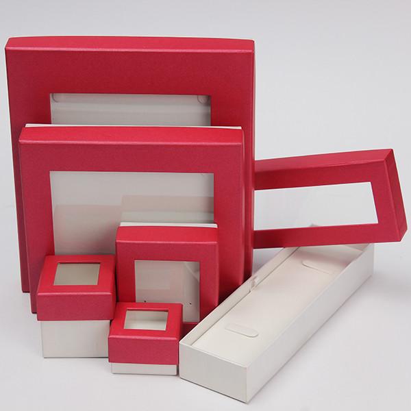Rings Earrings Paper Jewelry Box Case Cardboard Handmade Custom Logo Color