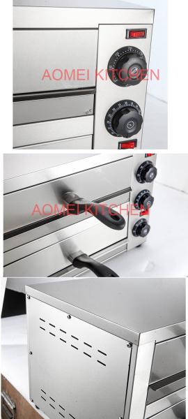 Forno Elétrico de Pizza para Pão de Pão de Pizza Forno de Cozinha de 12 polegadas de aço inoxidável