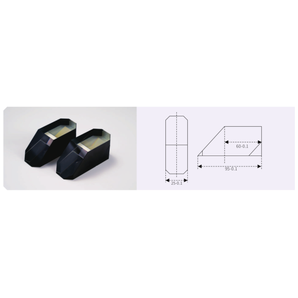 Optical Prism Glass Full Range RP Prism Glass High Transmittance For Camera Use