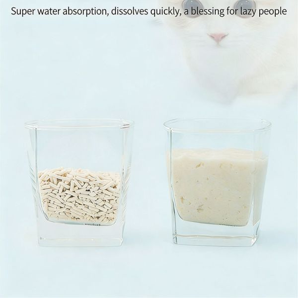 Green Tea Peach Tofu Cat Litter Natural Fresh Scents Fast Clumping Odor Control