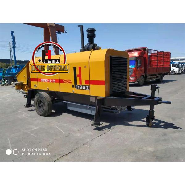 JIUHE DHBT80-16-176 Diesel Trailer Concrete Boom Pump Overall Hydraulic