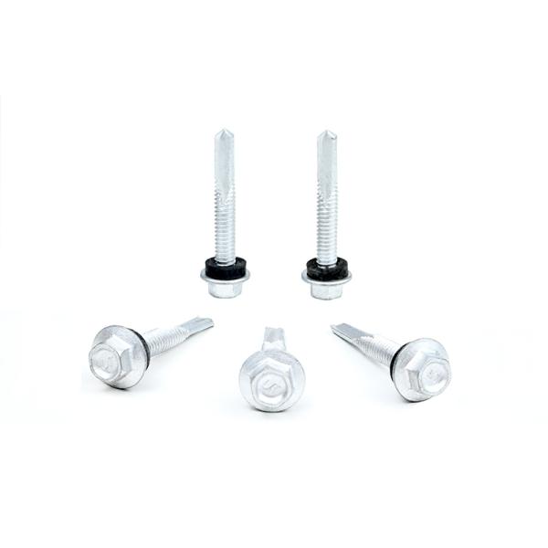 Желтый шестеренковый фланцевый крышный винт M5.5 X 38 Самонакопные металлические винты Tek 5 Самонакопные винты для крыши