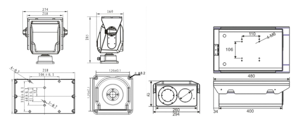Medium-Load Dual-Spectrum PTZ Camera