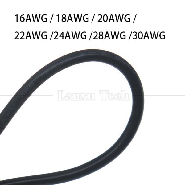 16AWG personnalisé 18 20 22 24 26 28 AWG homme à homme 5.5x2.1mm 5.5x2.5mm 3.5x1.35mm 12V câble d'extension d'alimentation en prise continue pour caméra de surveillance