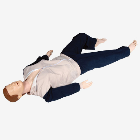 CPR First Aid Manikins with Open Airway for Multimedia Courseware Teaching