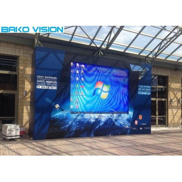 Outdoor Rated Led Stage Screen Rental 4000 Nits Waterproof