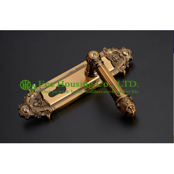 Interior Door Lock, mortise lock and key for timber door,Antique Brass finish,Bedroom lock