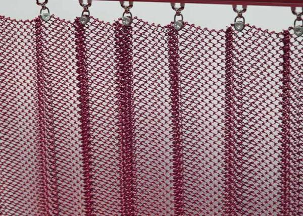1.0 mm Diâmetro de fio de alumínio Metal bobina cortina cortina interior rede decorativa para casas e hotéis