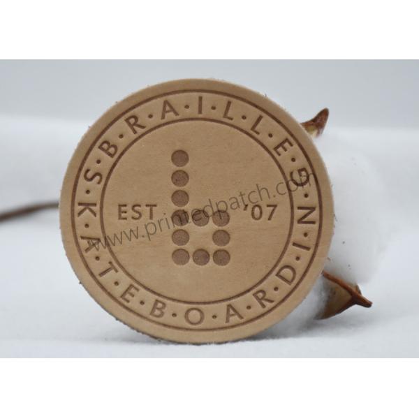 0.8mm 1.2mm кожаное Джин латают полные бирки одежды кожи с сохраненным природным лицом