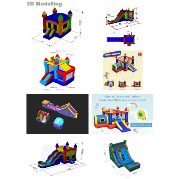 Hot Selling Commercial Children Jumping Bouncy Castle PVC Tarpaulin Bouncy