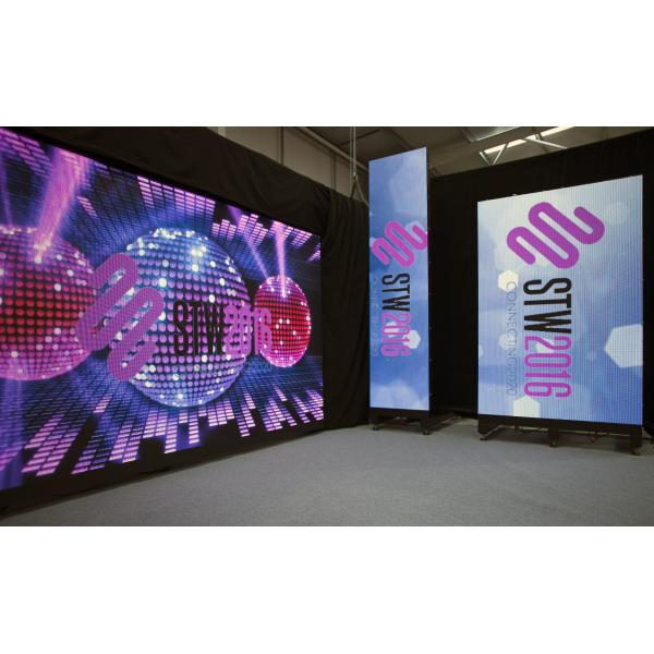 Стена приведенная экрана ХД дисплея П5 видеоплаты рекламы крытым приведенная этапом арендная большая большая видео- привела крытые экраны