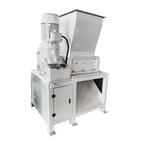 Video Outgoing-Inspection Double Shaft Shredder for Cardboard Box Carton Plastic Drum