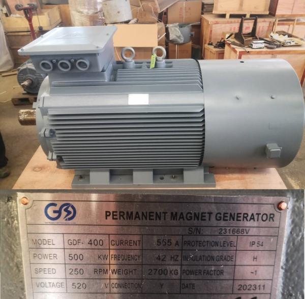 3 Phase 220V 380V LOW SPEED PM Generator for Wind Turbine 50KW 200KW